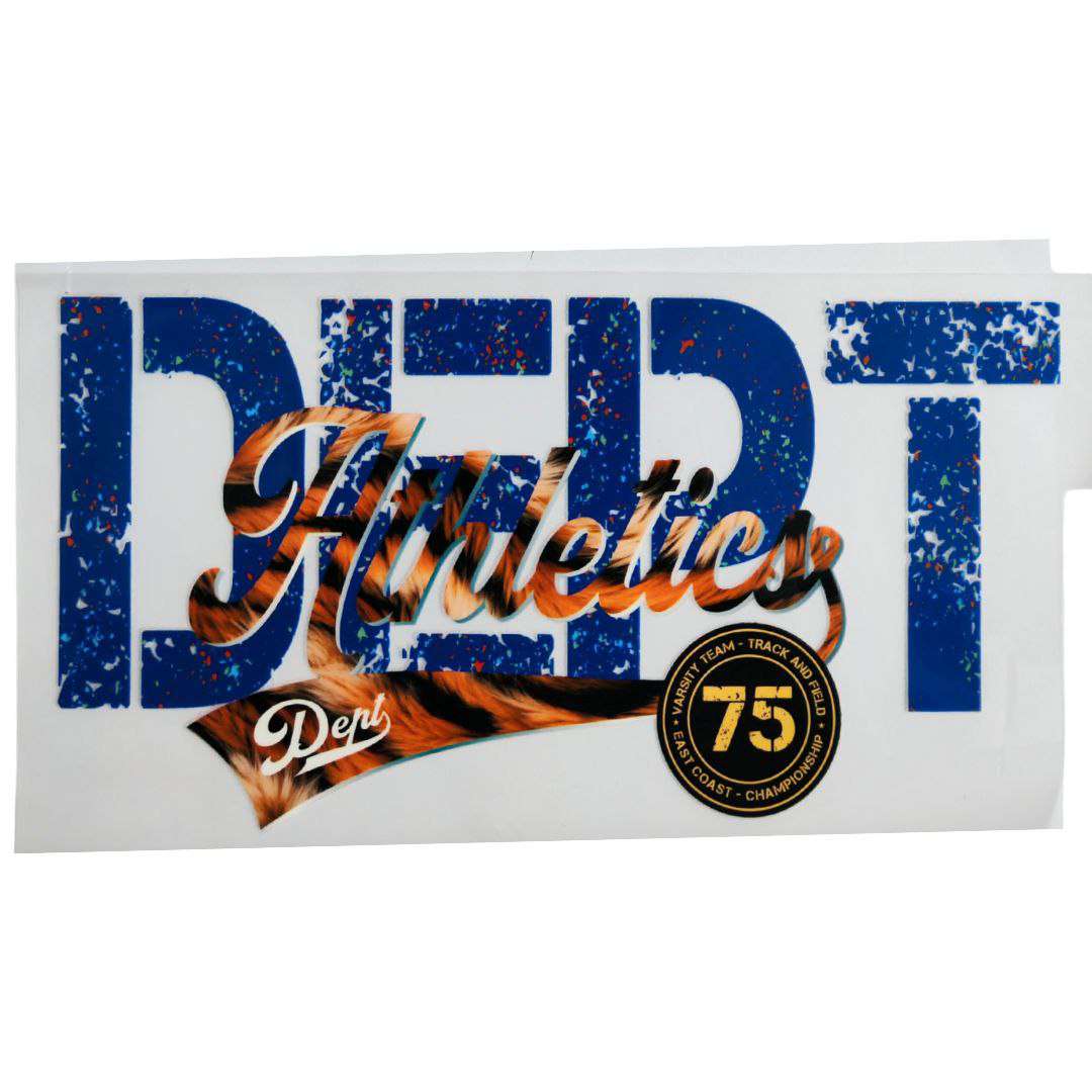 Dept Authentics Design DTF Emboss Sticker